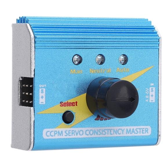 GT POWER 3CH Digital RC Servo Tester, Aluminum Alloy ESC Consistency Speed Controller Checker for RC Helicopter, Car, Boat