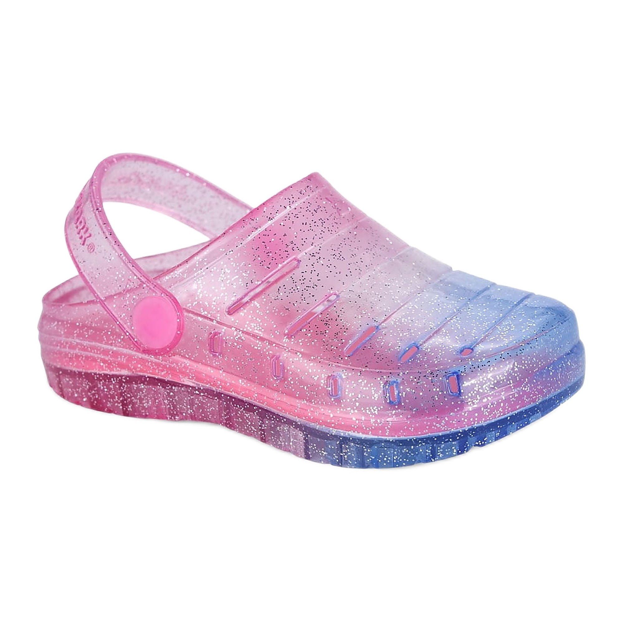 Rugged Shark Toddler, Little, and Big Girls Jelly Clog