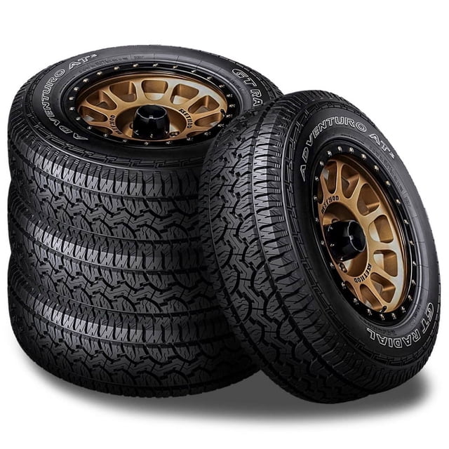 GT Radial Adventuro AT3 Tire – LT245/70R17 119/116S E (10-Ply) All Terrain, Outlined White Letters