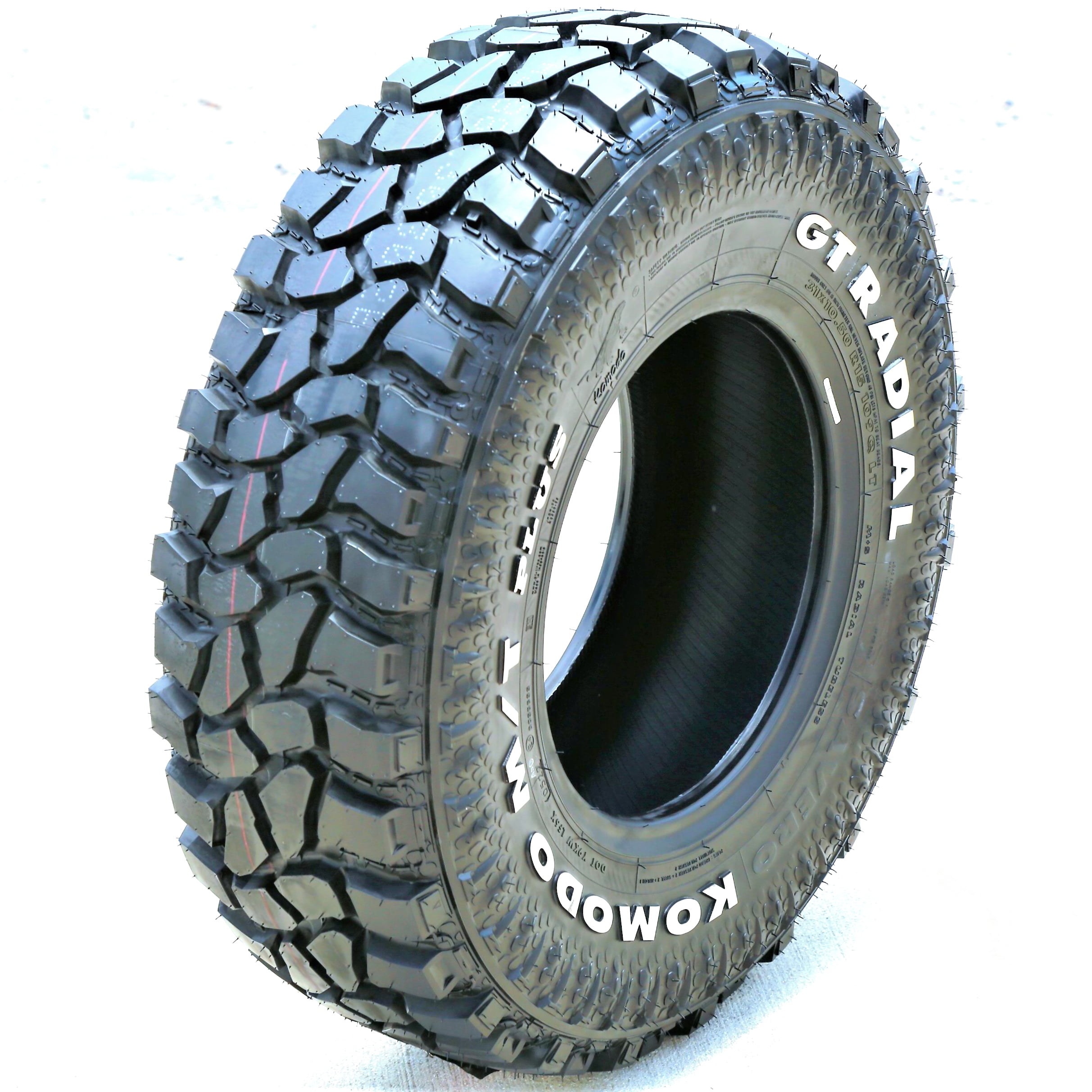 GT Radial Savero Komodo M/T Plus LT 31X10.50R15 Load C 6 Ply MT Mud Tire