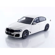 2023 BMW 545e xDrive M Sport Alpine White 1/18 Model Car by GT Spirit