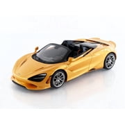 2024 McLaren 750S Spider Orange Metallic 1/18 Model Car by GT Spirit