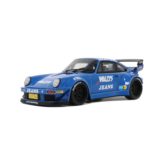 RWB Bodykit "OSHO Arrow" Blue 1/18 Model Car by GT Spirit