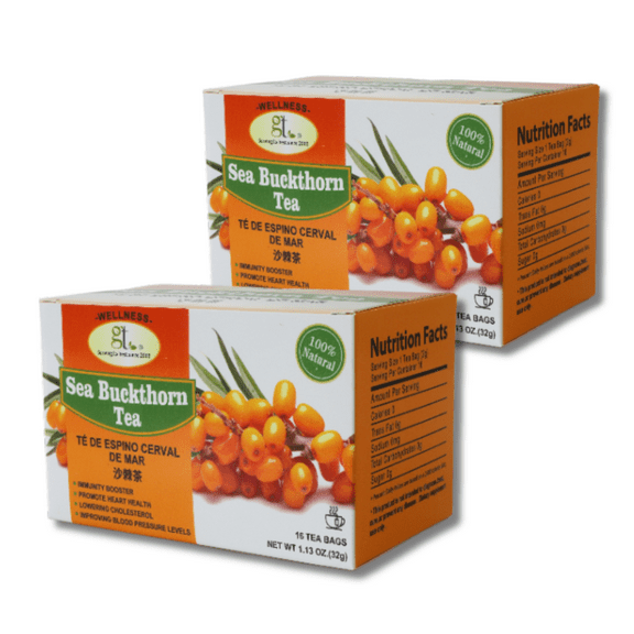 GT Sea Buckthorn Tea, 1.13 Ounce Box, 2 Pack