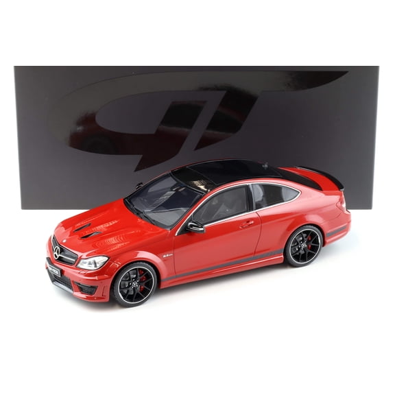 GT Spirit 2014 Mercedes Benz C63 AMG Edition 507 Coupe Fire Opal Red 1:18