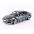 thumbnail image 1 of GT Spirit 2020 Audi S8 (D5) Sedan Daytona Grey Metallic 1:18, 1 of 11