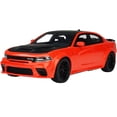 thumbnail image 1 of GT Spirit 2021 Dodge Charger SRT Hellcat Redeye Go Mango Orange Red 1:18, 1 of 5