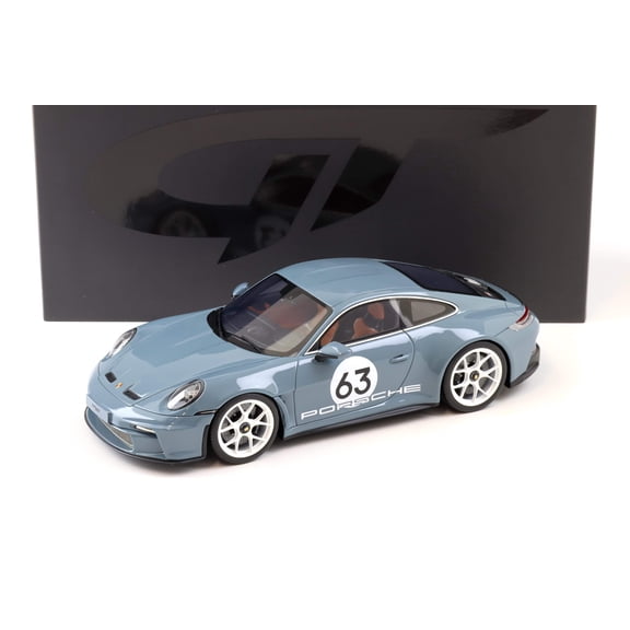 GT Spirit 2024 Porsche 911 992 S/T No 63 Shore Blue 1:18