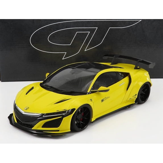 GT Spirit Honda NSX RHD by LB Works Yellow w/ Black Wheels 1:18 Resin, SEALED