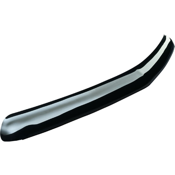 GT Styling 79108S Smoke SE Style Omni-Gard Hood Deflector - Contemporary Hood Shield with 4-Hole Design, Chrome Finish, 75x10x9 Inches