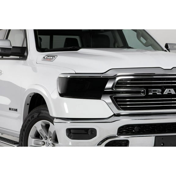 GT Styling GT0768S Headlight Cover Full Cover Solid Smoke Set Of 2