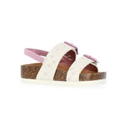 Toddler Girl Double Buckle Footbed Sandals