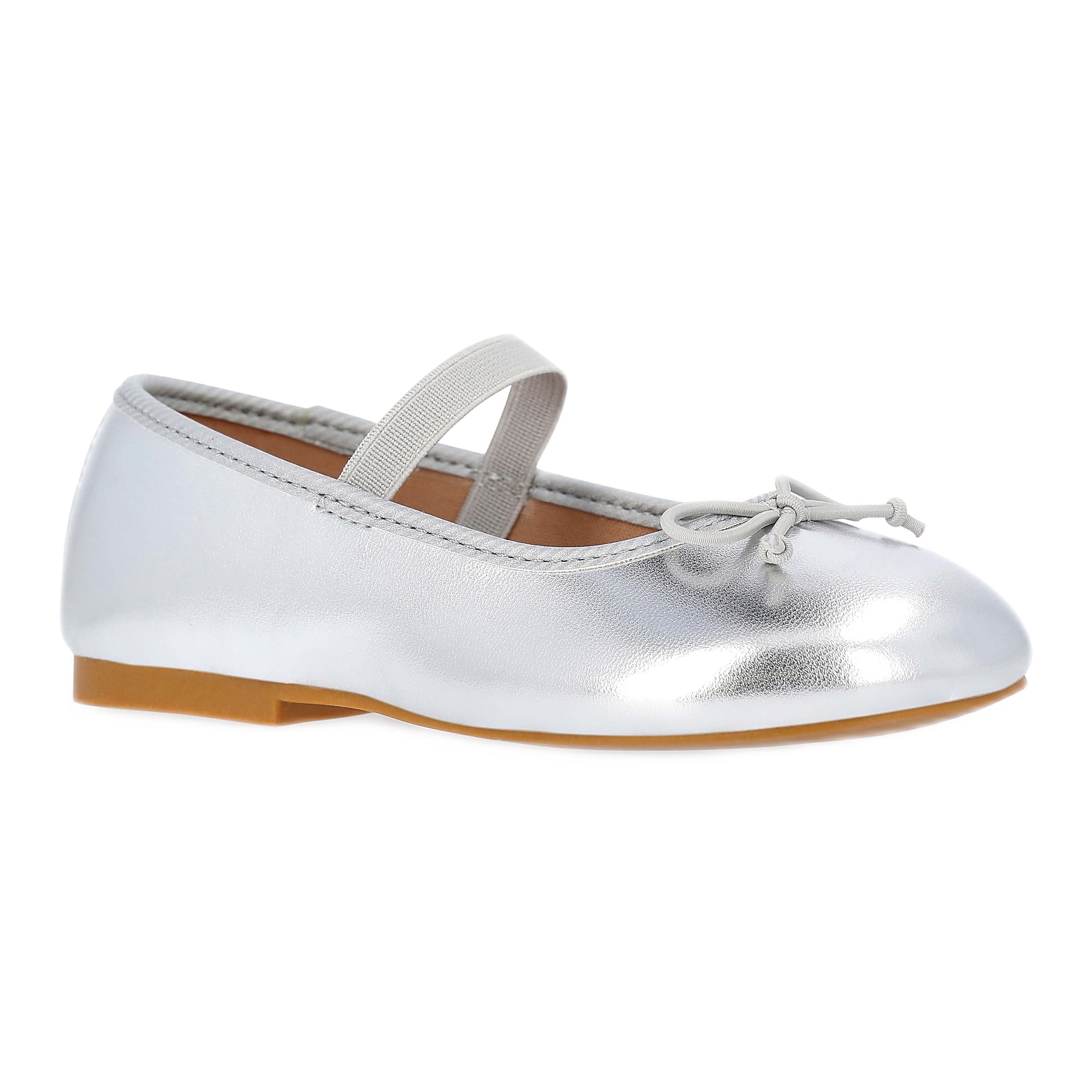 Wonder Nation Toddler Girls Bow Ballet Dress Shoes