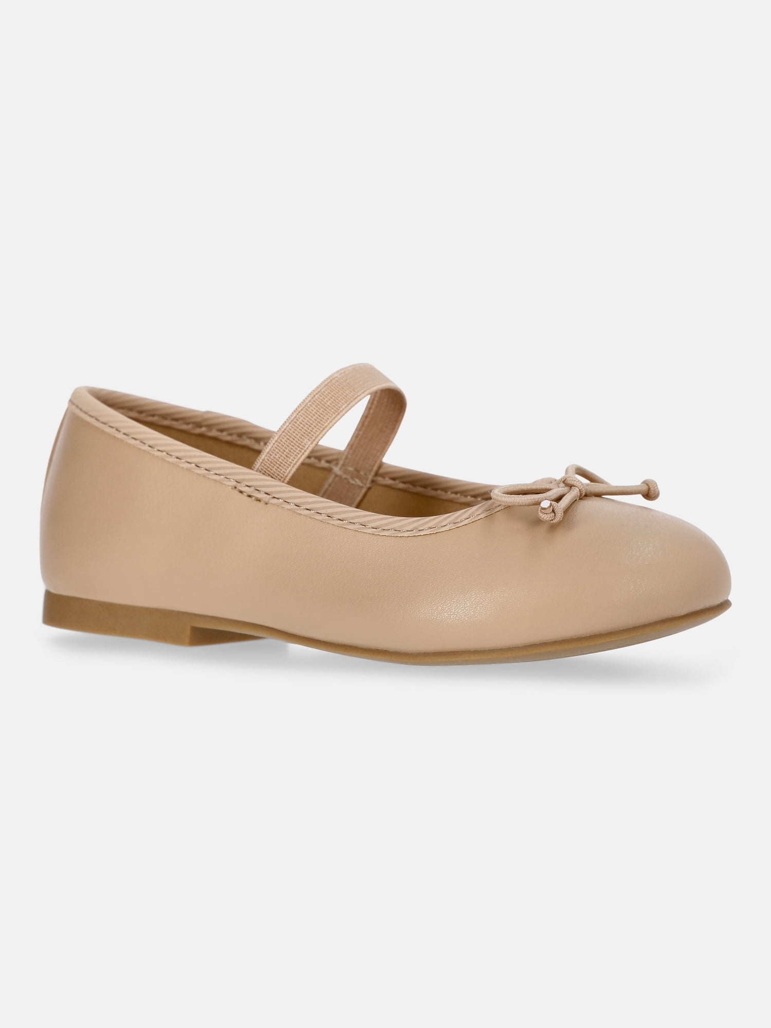 Wonder Nation Toddler Girls Bow Ballet Dress Shoes