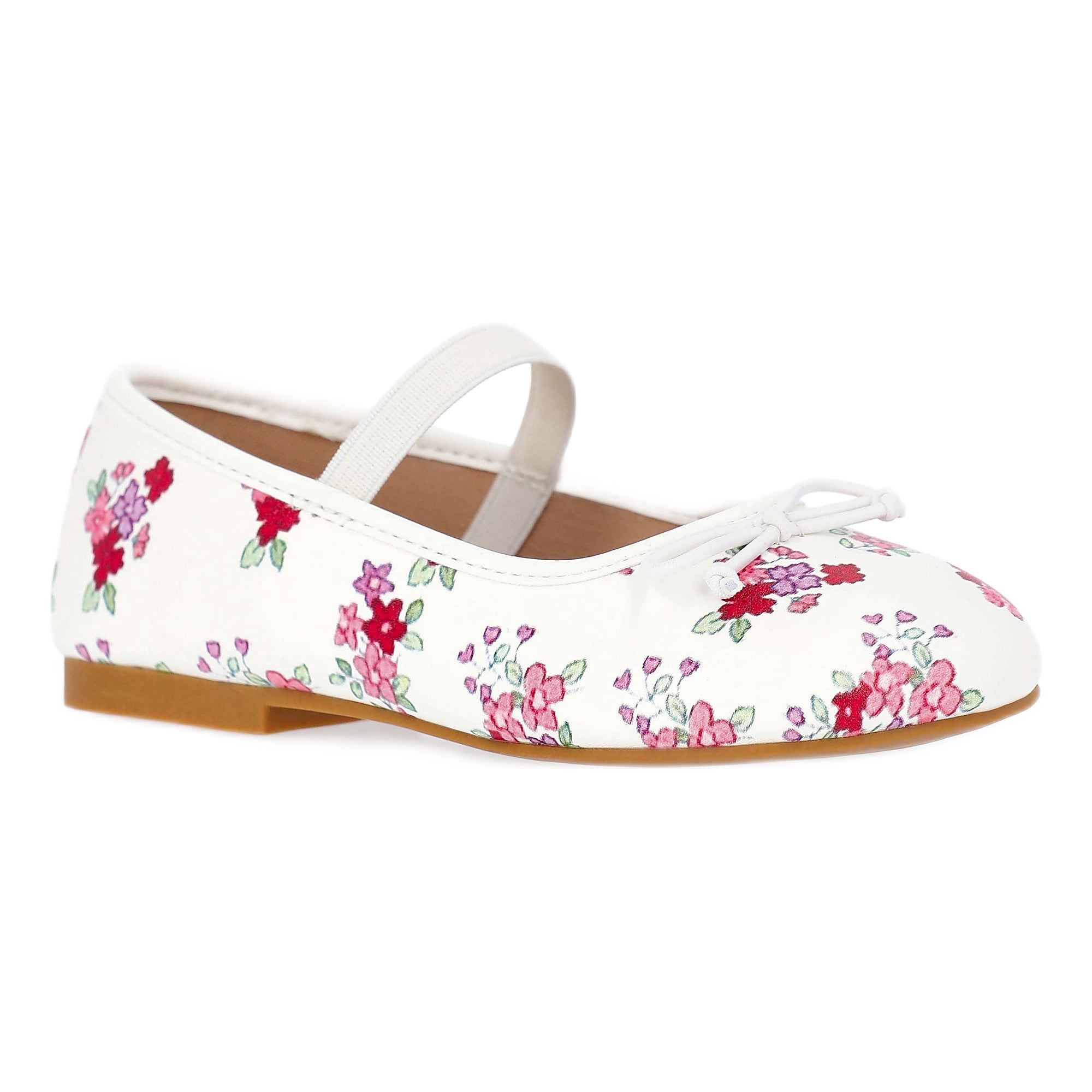 Wonder Nation Toddler Girls Bow Ballet Dress Shoes
