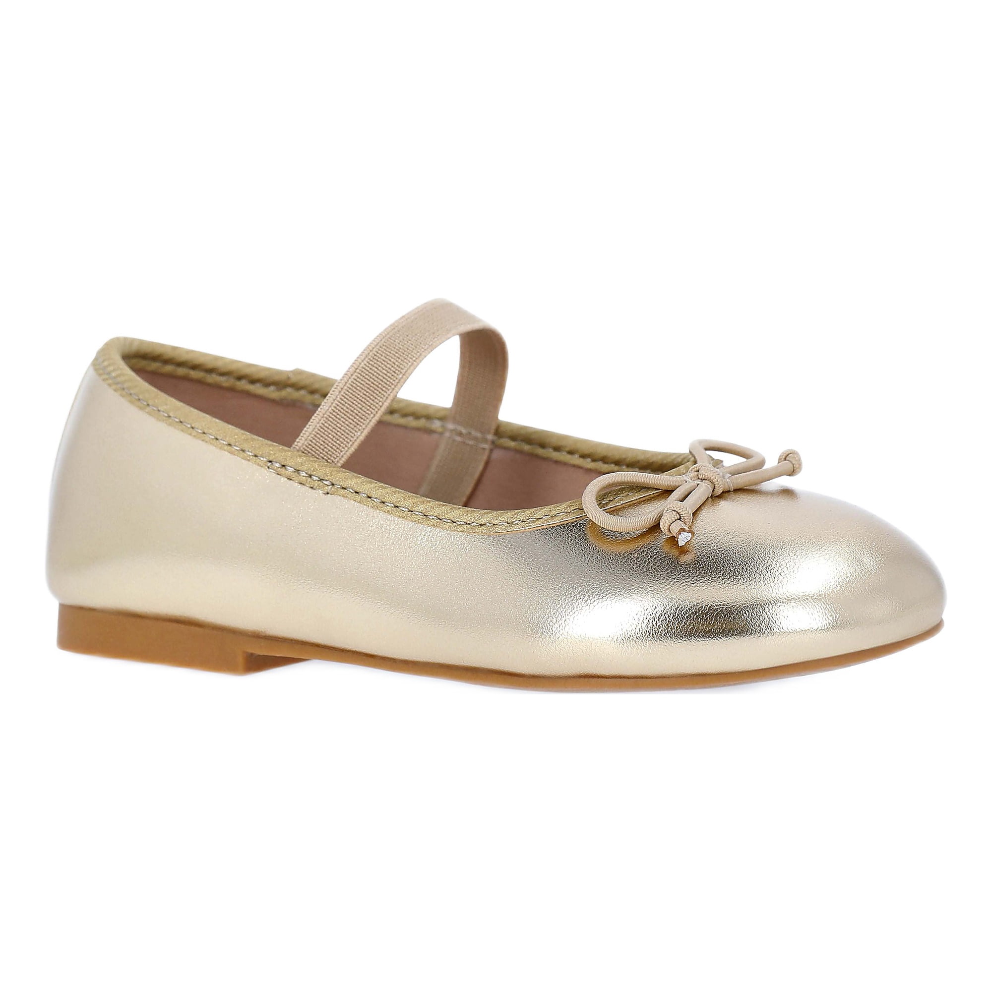 Wonder Nation Toddler Girls Bow Ballet Dress Shoes