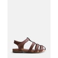 thumbnail image 1 of Wonder Nation Toddler Girls Scalloped Fisherman Sandals, 1 of 4