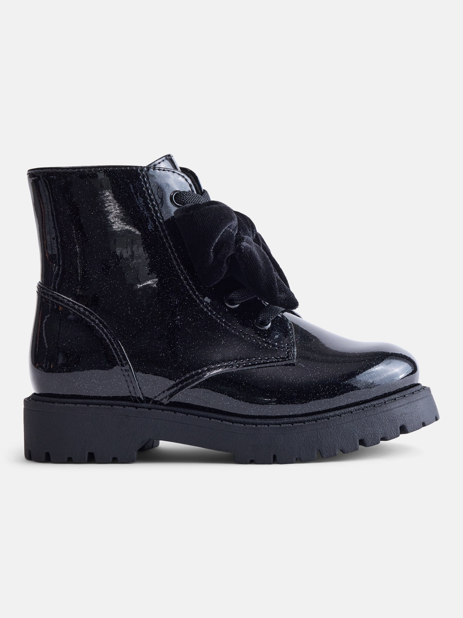 Wonder Nation Baby and Toddler Girls Bow Combat Boots