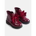 thumbnail image 1 of Wonder Nation Baby and Toddler Girls Bow Combat Boots, 1 of 5