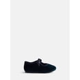 thumbnail image 1 of Wonder Nation Toddler Girls Velvet Bow Ballet Flats, 1 of 5