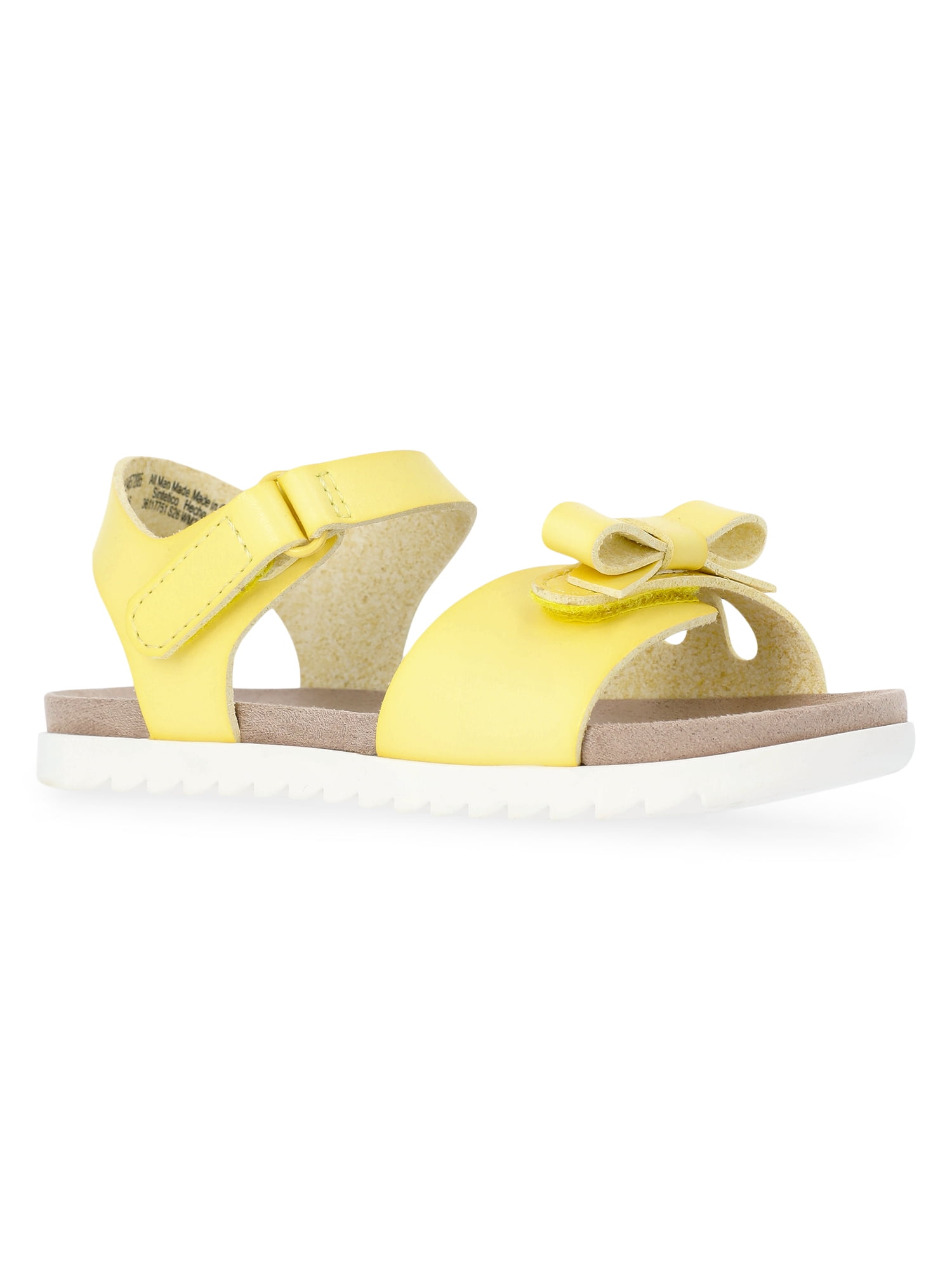 Wonder Nation Baby and Toddler Girls Bow Sandals