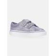 thumbnail image 1 of Wonder Nation Toddler Girls Glitter Two Strap Skate Sneakers, 1 of 6