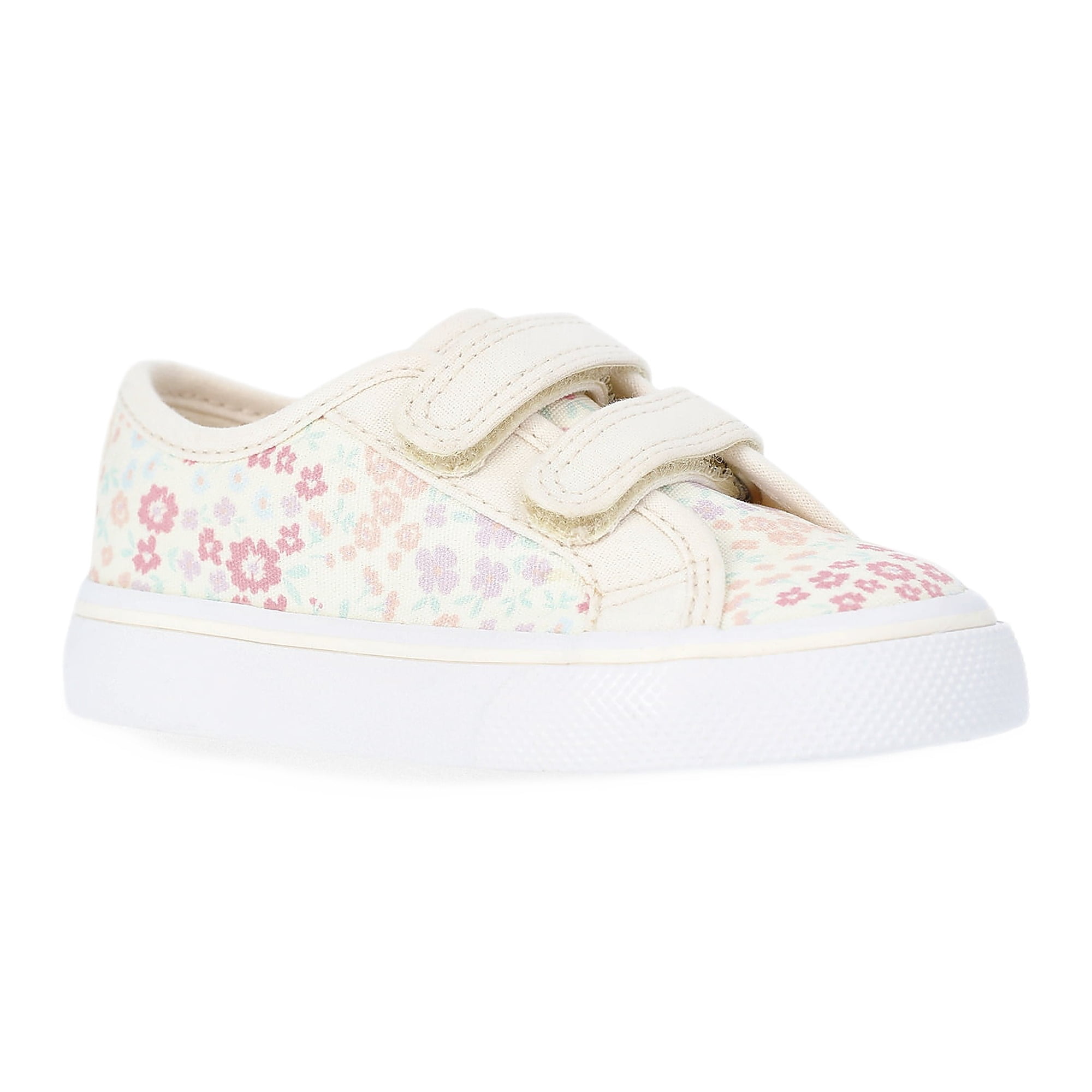 Wonder Nation Toddler Girls Canvas Skate Sneakers