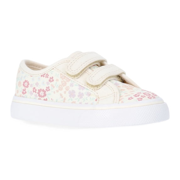 Wonder Nation Toddler Girls Canvas Skate Sneakers