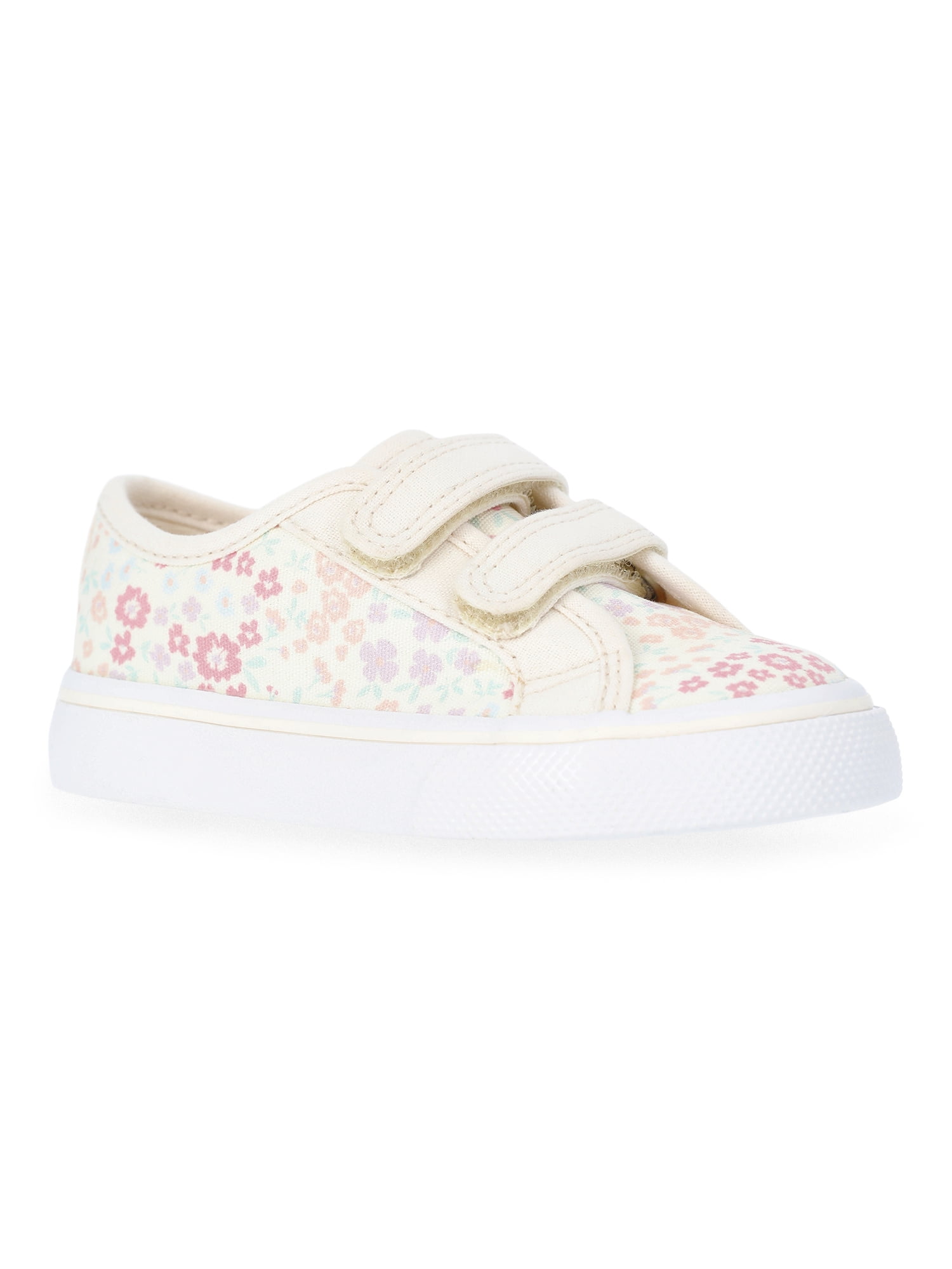 Wonder Nation Toddler Girls Canvas Skate Sneakers