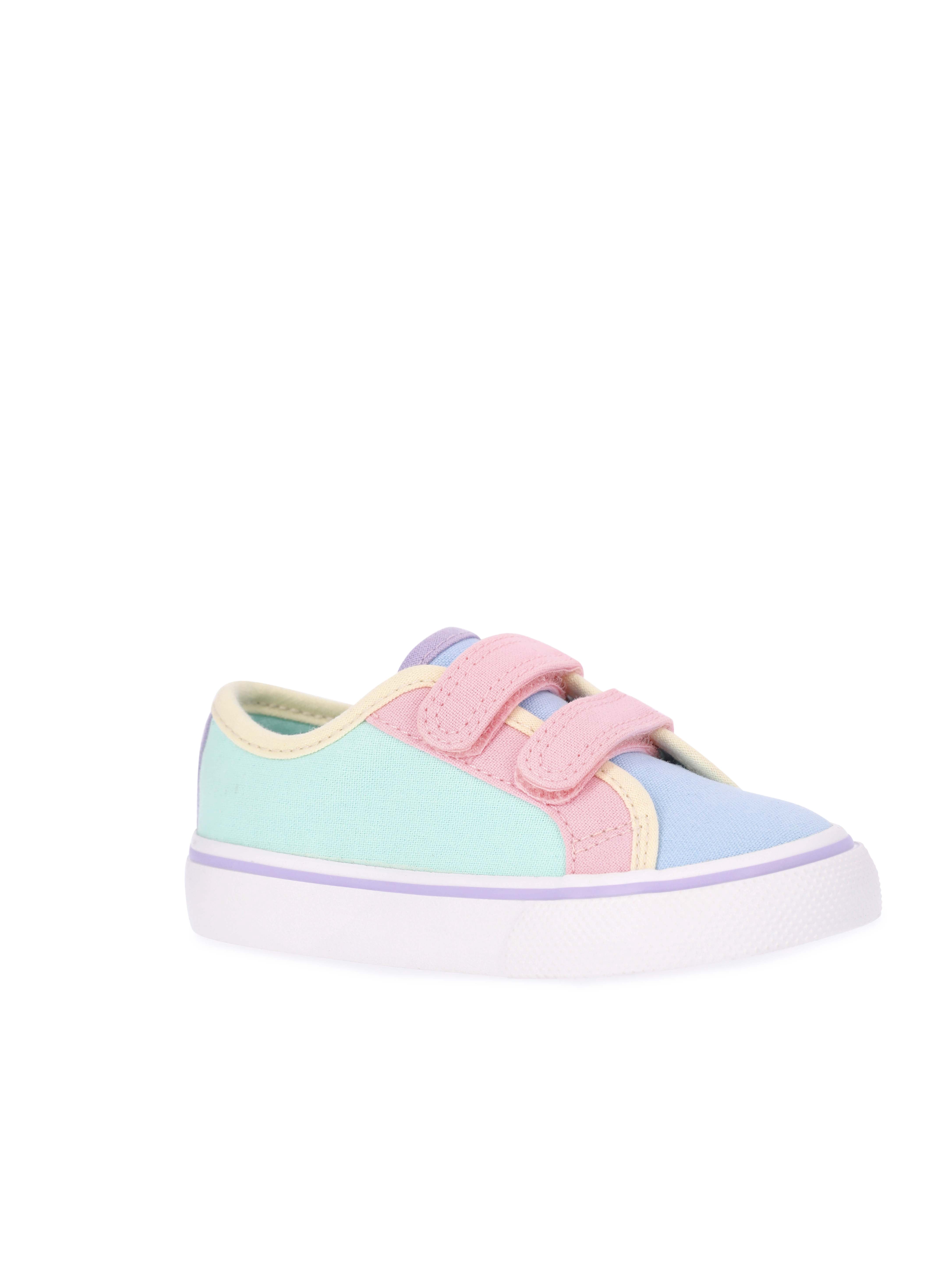 Wonder Nation Toddler Girls Canvas Skate Sneakers