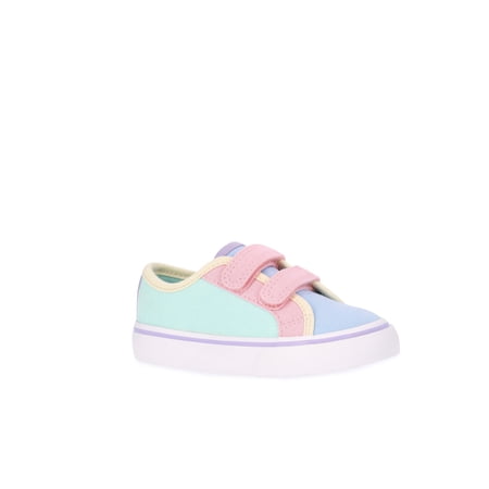 Wonder Nation Toddler Girls Canvas Skate Sneakers