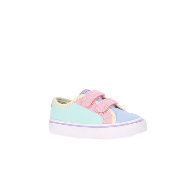 Wonder Nation Toddler Girls Canvas Skate Sneakers