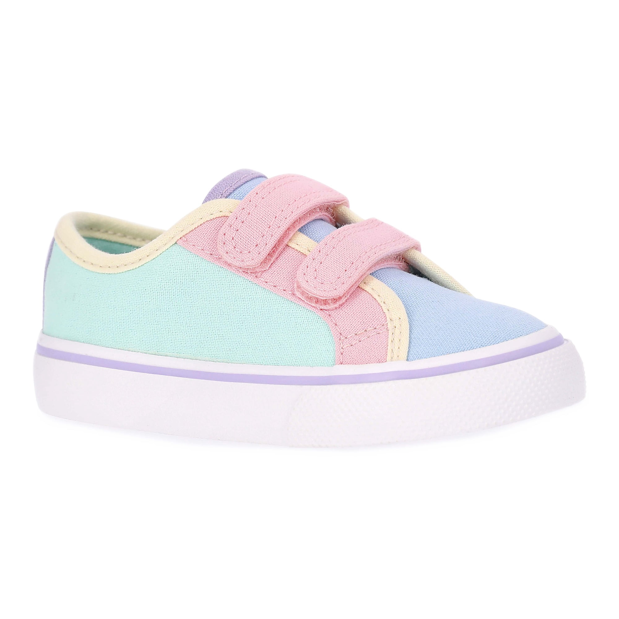 Wonder Nation Toddler Girls Canvas Skate Sneakers