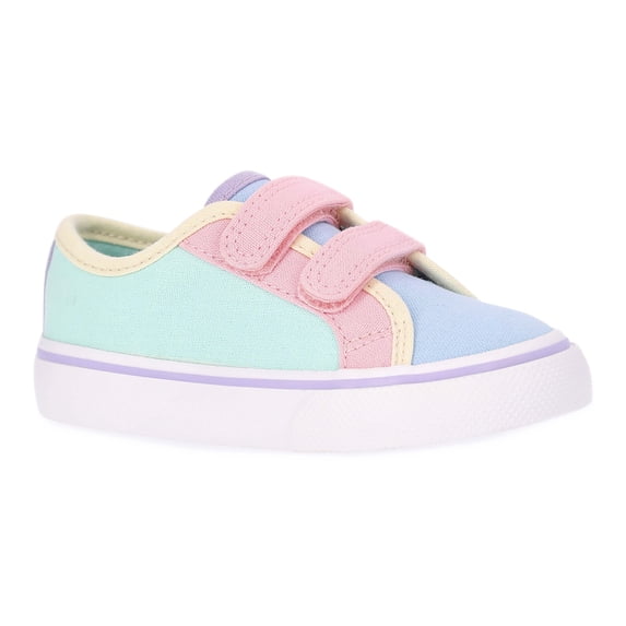 Wonder Nation Toddler Girls Canvas Skate Sneakers