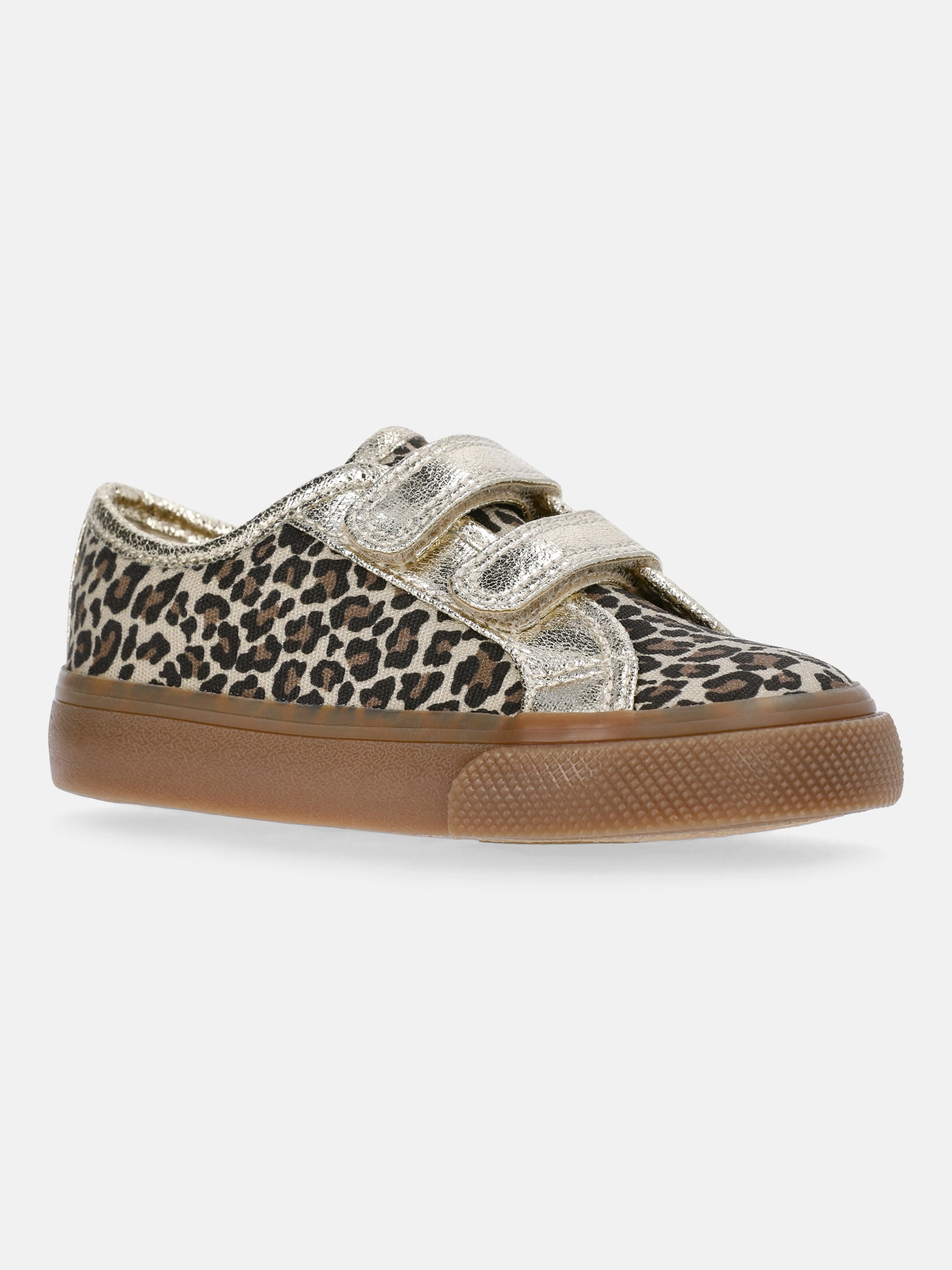 Wonder Nation Toddler Girls Canvas Skate Sneakers