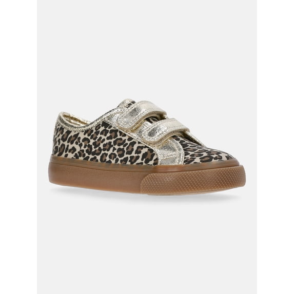 Wonder Nation Toddler Girls Canvas Skate Sneakers