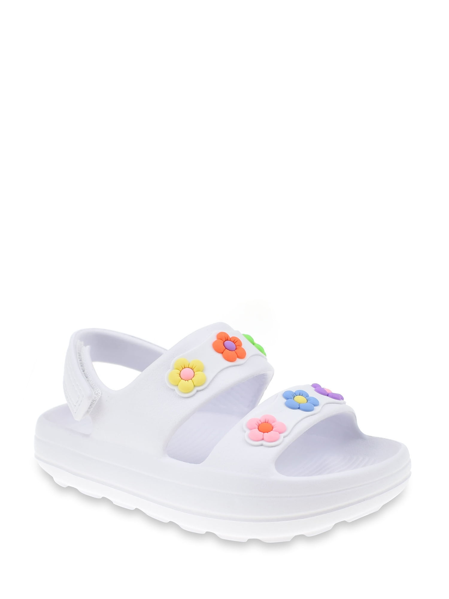 Wonder Nation Toddler Girl Eva Floral Slide Sandals