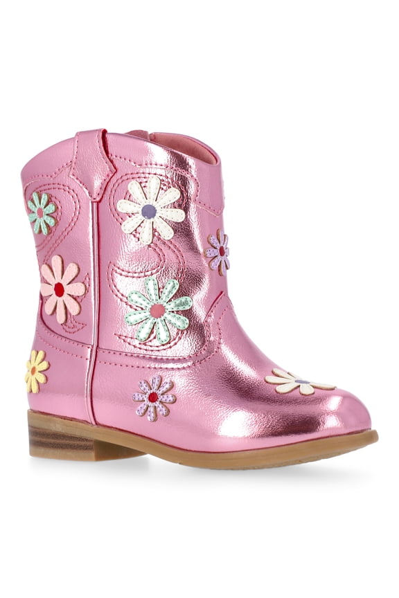 Girls and Toddler Western Daisy Boots