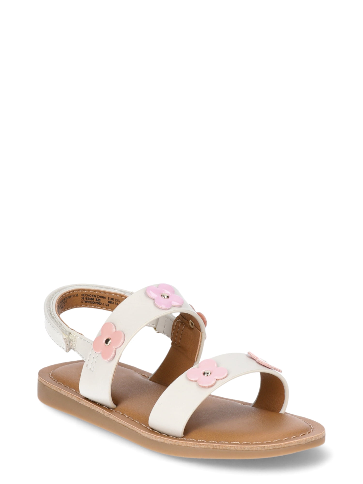 Wonder Nation Toddler Girls Daisy Sandals