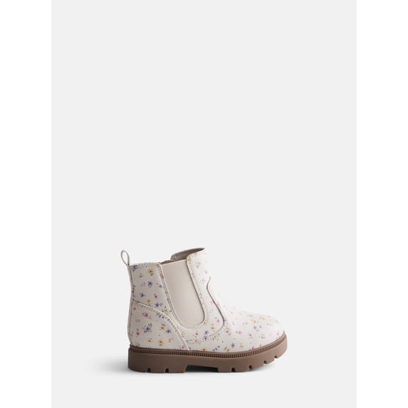 Wonder Nation Toddler Girl Ditsy Floral Chelsea Boot
