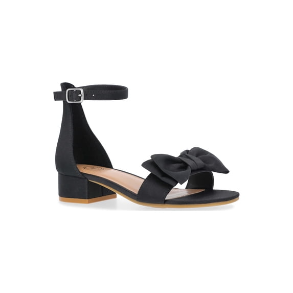 Wonder Nation Toddler, Little, and Big Girls Bow Heeled Sandals