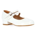 thumbnail image 1 of Wonder Nation Toddler, Little and Big Girls Double Strap Dress Shoes with Block Heels, 1 of 6
