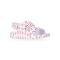 thumbnail image 1 of Wonder Nation Toddler Girls EVA Two Buckle Print Sandals, 1 of 6