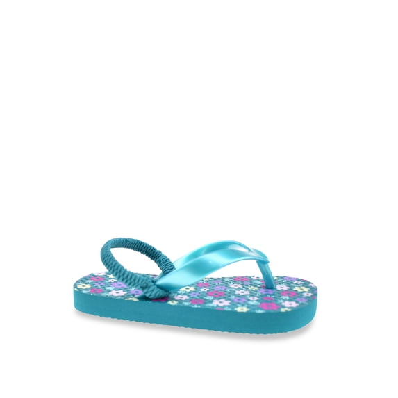Wonder Nation Toddler Girls Feature Printed Flip Flop