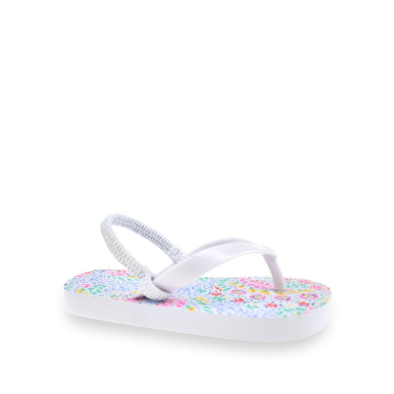 Wonder Nation Toddler Girls Printed Flip Flop