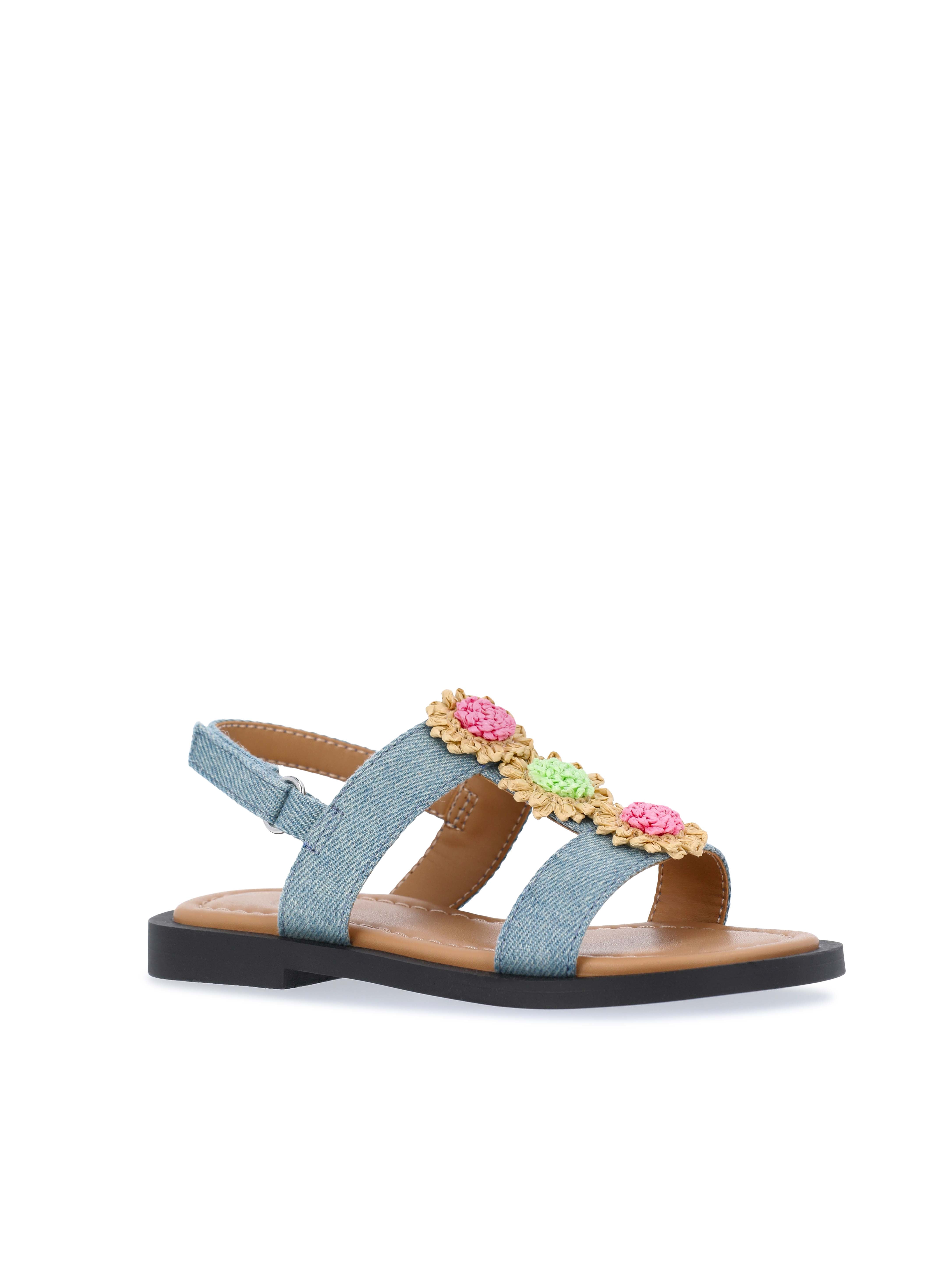 Wonder Nation Toddler Girls Floral Sandals