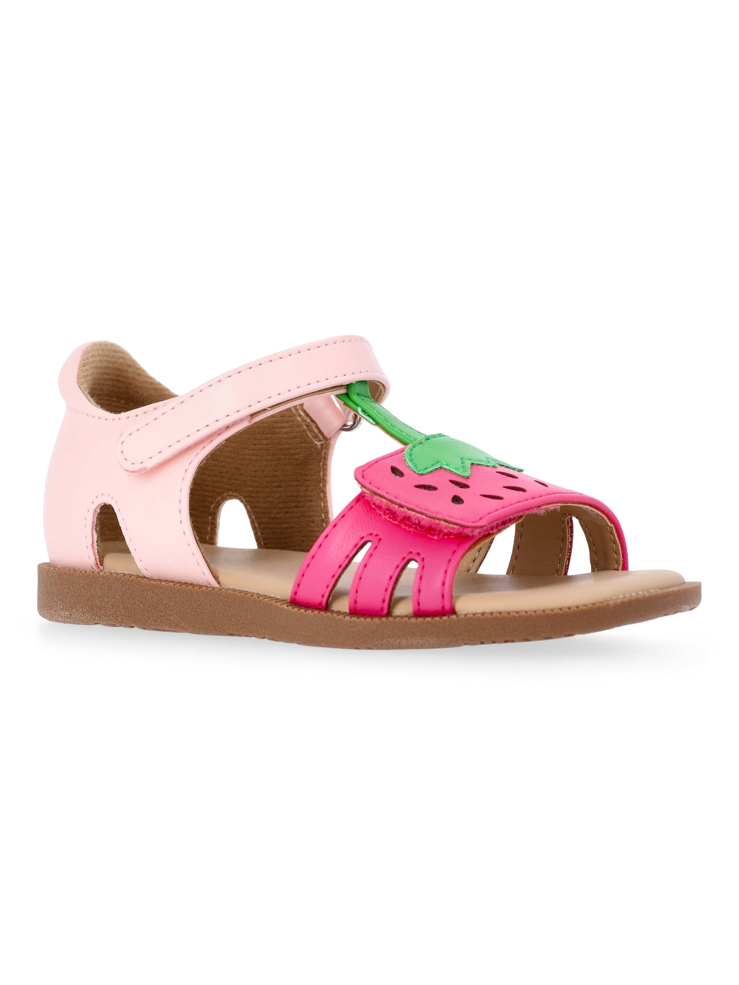 Wonder Nation Baby and Toddler Girls Fruit Sandals