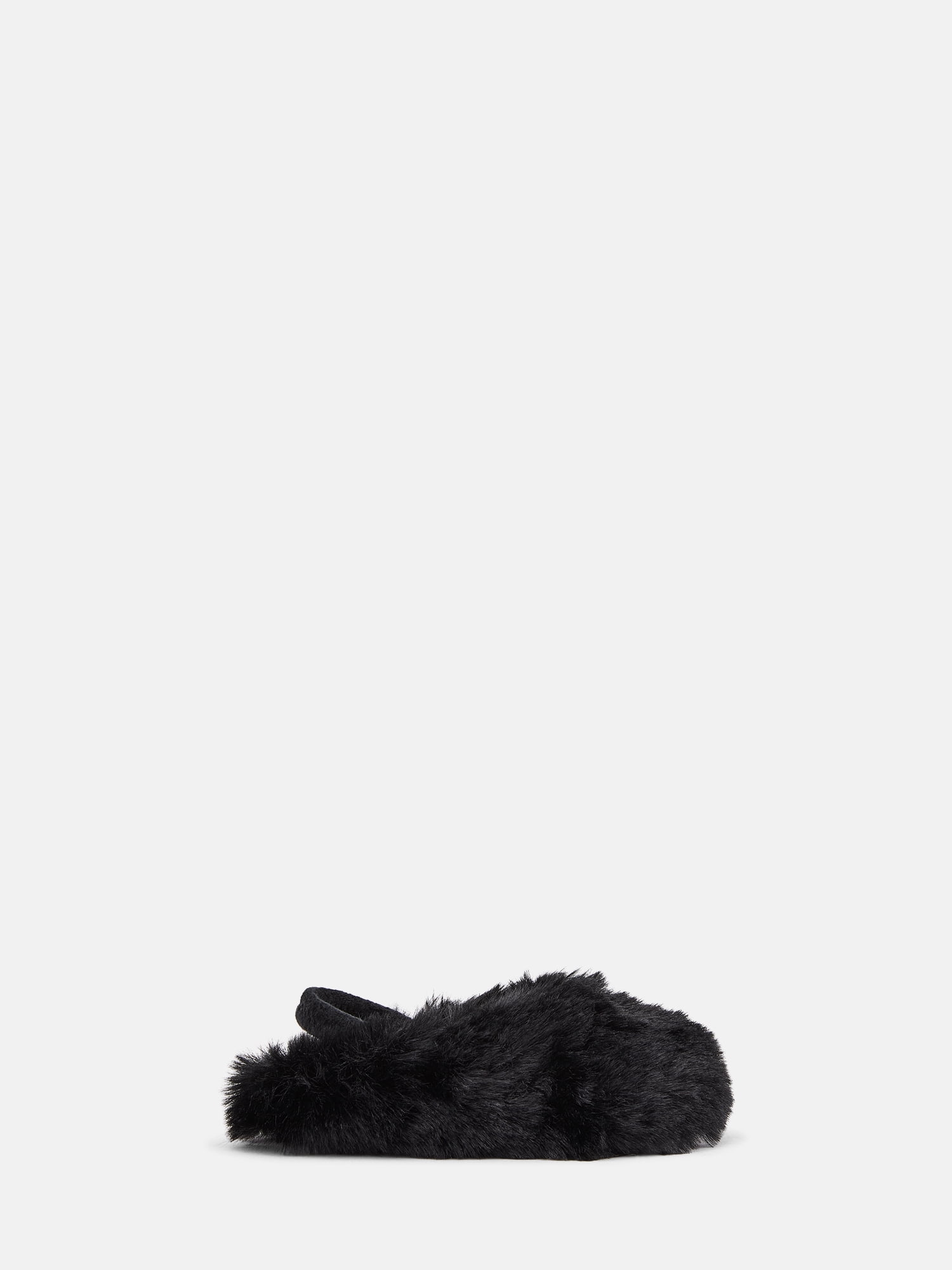 Wonder Nation Toddler Girls Faux Fur Slingback Mules