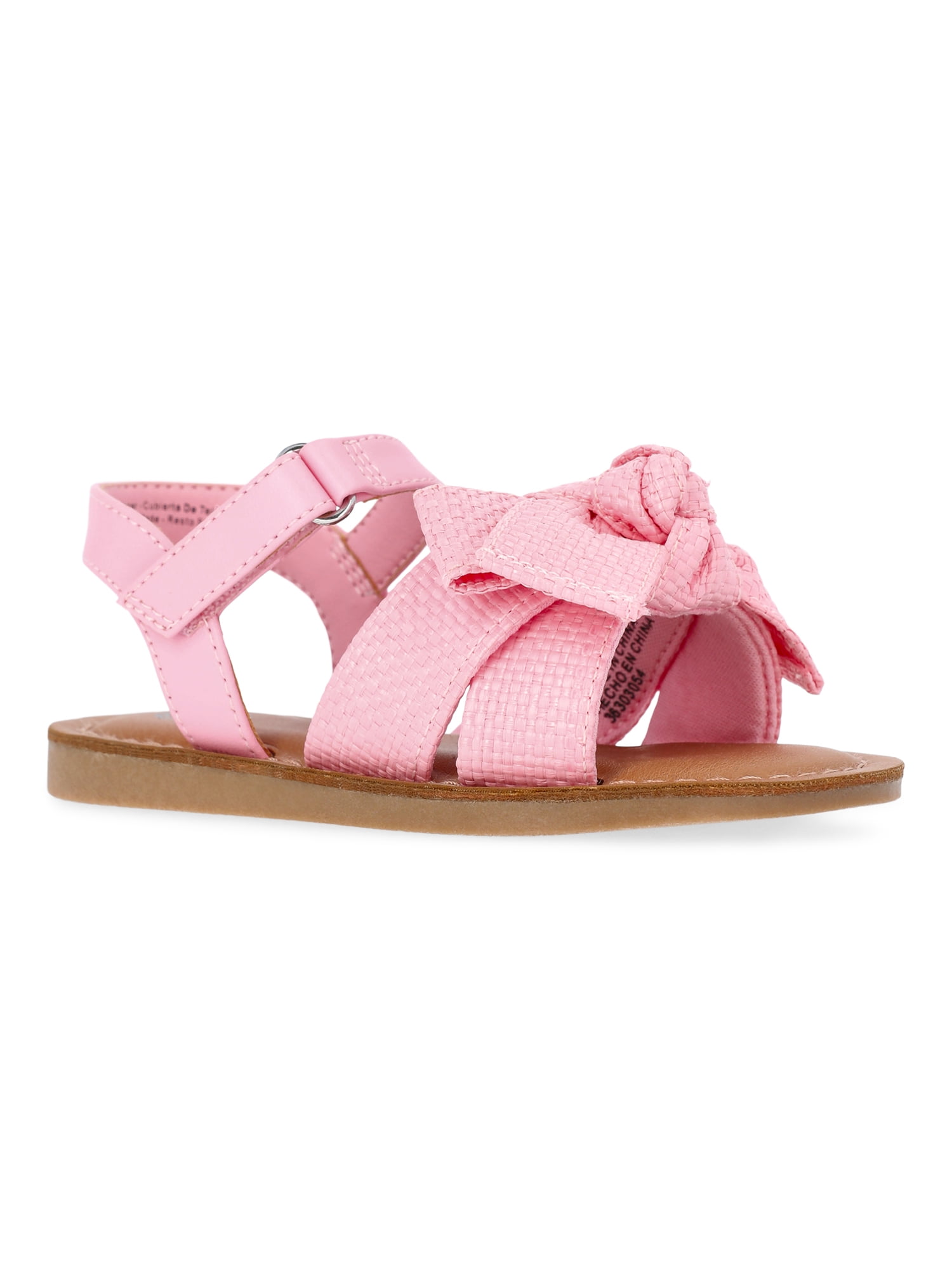 Wonder Nation Toddler Girls Bow Sandals