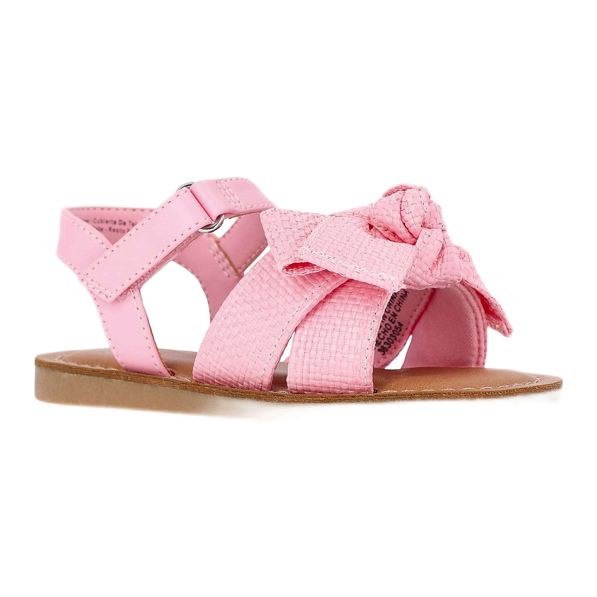 Wonder Nation Toddler Girls Bow Sandals